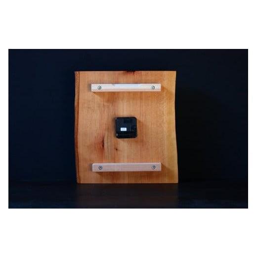ふるさと納税 木工品・竹工品 岐阜県 高山市  nokutare 壁掛け時計 耳付き 小 時計 フック付き 電池付き 木製 木目 広葉樹 サクラ クリ 天然木 木製時計 飛騨…の画像