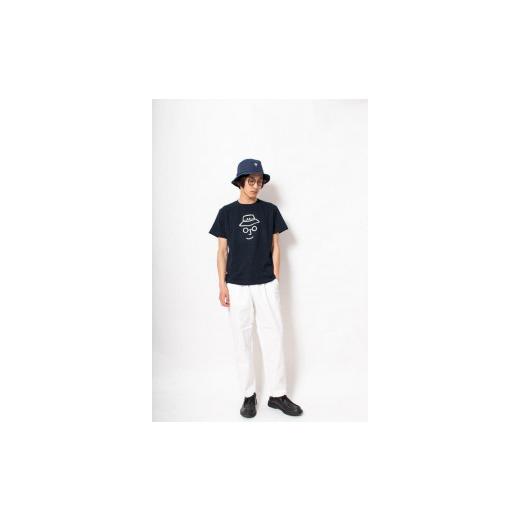 ふるさと納税 服 神奈川県 鎌倉市 《2》メンズL　バケットハットTシャツ　NAVY 《2》メンズL
