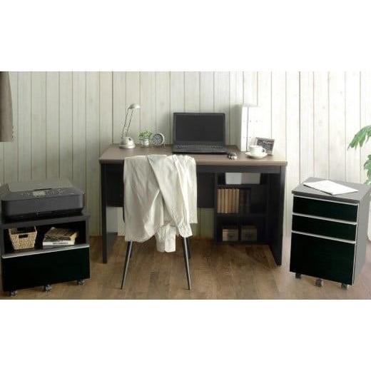 ふるさと納税 木工品・竹工品 福岡県 大川市 ワークス100デスク ロック e) ロック色