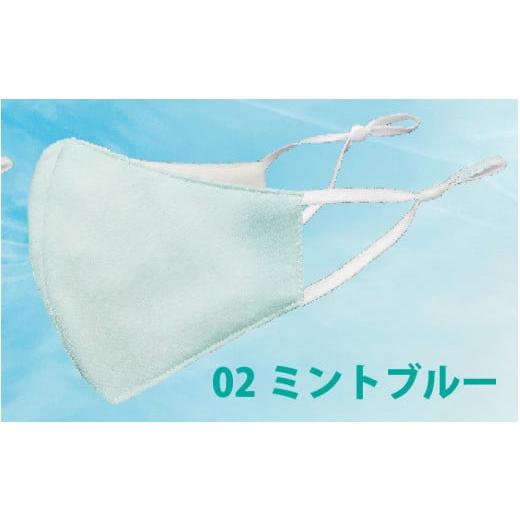 ふるさと納税 雑貨・日用品 福井県 坂井市 小杉織物 究極の息ラク「シルクールマスク」 接触冷感 Sサイズ 1枚 (ミントブルー) 血色マスク 風邪予防 夏用マス…