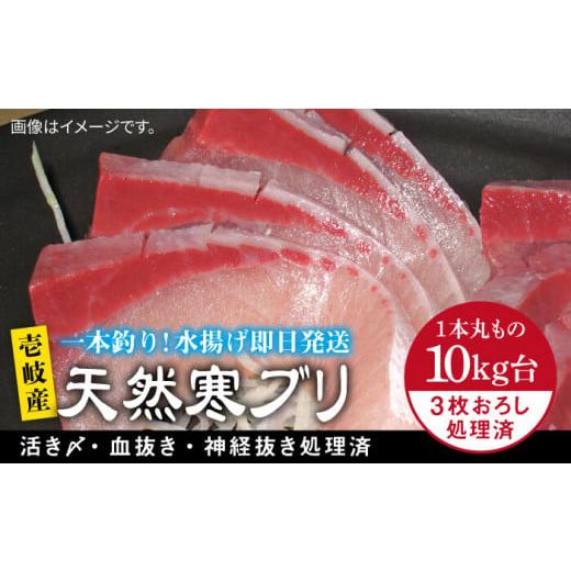 ふるさと納税 旬の鮮魚等 長崎県 壱岐市 壱岐島産天然寒ブリ(10キロ台・3枚おろし) [壱岐市] 壱岐島 玄海屋 JBS031 ぶり 寒ぶり ブリ 魚 刺身 しゃぶしゃ…