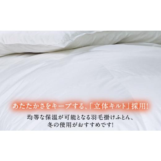 ふるさと納税 タオル・寝具 掛け布団 長崎県 壱岐市 ダブル 羽毛布団 本掛け マザーグースダウン93％（無地・ホワイト）《壱岐市》 富士新幸九州 JDH003 ロイ…_2