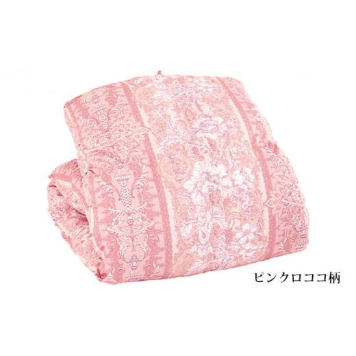ふるさと納税 イベントやチケット等 兵庫県 稲美町 羽毛ふとん仕立て直し(ダブルサイズ)ピンクロココ柄 ピンクロココ柄