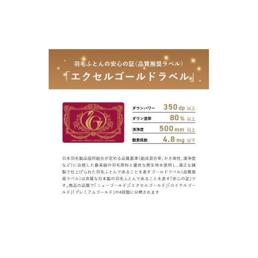 ふるさと納税 タオル・寝具 掛け布団 山梨県 富士吉田市 羽毛布団 抗菌・抗ウイルス加工羽毛本掛けふとん(セミダブル) 甲州羽毛ふとん 掛け布団 セミダブル …_4