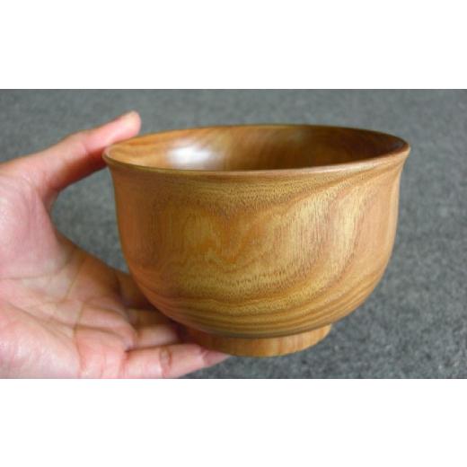 ふるさと納税 木工品・竹工品 北海道 旭川市  ギフト用 旭川産の槐（えんじゅ）お椀ふた付 ペア_00493 ギフト用 旭川産の槐（えんじゅ）お椀ふた付 ペア_5