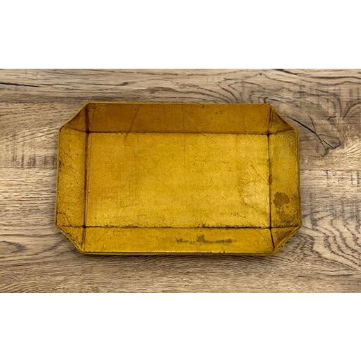 ふるさと納税 雑貨・日用品 埼玉県 羽生市 国産牛革 ヴィンテージレザートレイ イエロー 国産牛革 ヴィンテージレザートレイ イエロー