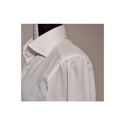 ふるさと納税 服 山梨県 西桂町 No.261 Lサイズ　140番手　cotton100％　ハンドメイドシャツ ／ ファッション コットン 天然素材 山梨県 n0261_delの画像
