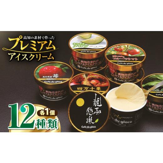 ふるさと納税 菓子 アイス 高知県 高知市 プレミアムアイスクリーム（12個入り） cafe du glace ATCL003_1