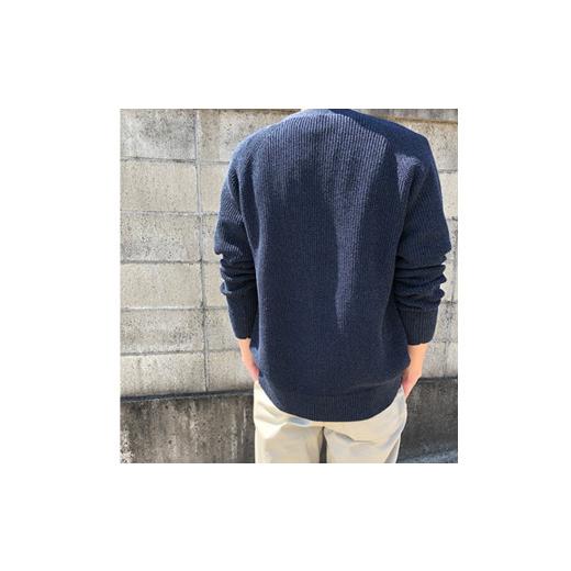 ふるさと納税 服 男 福島県 伊達市  阿部ニット 《グレー》両あぜ編みミドルゲージニットカーディガン（美濃和紙使用）LLサイズ F20C-385 LLサイズ