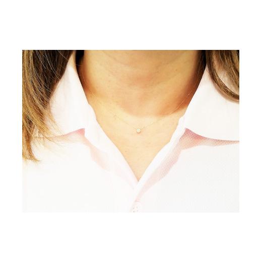 ふるさと納税 アクセサリー ネックレス 愛媛県 松山市 ダイヤモンドネックレス (0.1ct) K18 イエローゴールド | ネックレス ダイヤモンド ネックレス ジュエリ…の画像