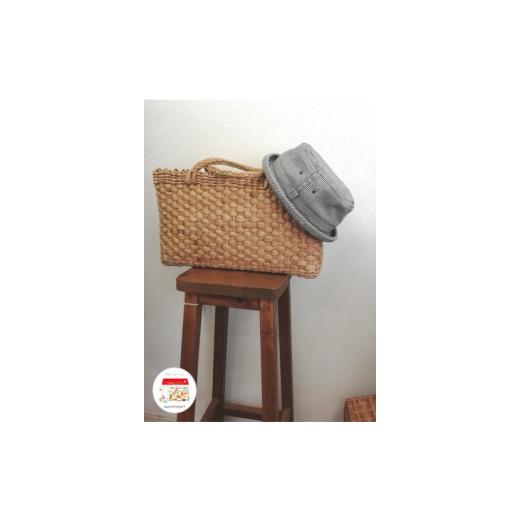 ふるさと納税 小物 帽子 千葉県 松戸市 AO036 warmheart ヒッコリーデニムのポークパイハット/帽子(61.5cm) 61.5cm