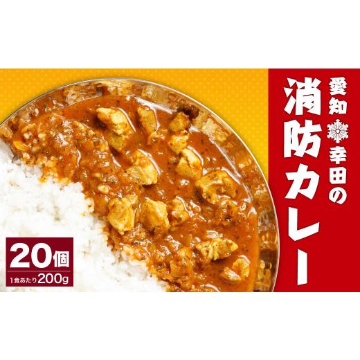 ふるさと納税 加工品等 レトルト 愛知県 幸田町 幸田 消防カレー 200g×20個入り レトルトカレー カレー 小麦粉不使用の画像