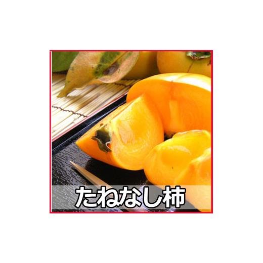 ふるさと納税 果物類 柿 和歌山県 太地町 県認定エコファーマー 採れたてタネなし柿“Lサイズ"7.5kg art001A