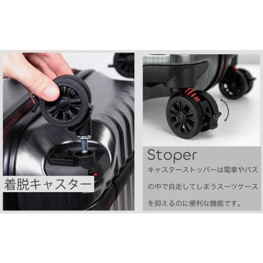 ふるさと納税 カバン 福岡県 大木町 PROEVO-AVANT フロントオープン スーツケース 機内持ち込み対応 ストッパー付き S-MAX（スクラッチ／ガンメタリック） 10…
