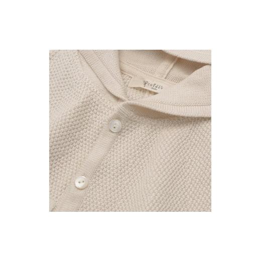 ふるさと納税 服 子ども 大阪府 阪南市  ナチュラル シェルマント CO-Ｗ10 |ベビー服 ベビー 赤ちゃん ケープ 羽織り マント オーガニックコットン 綿 日本製 …の画像