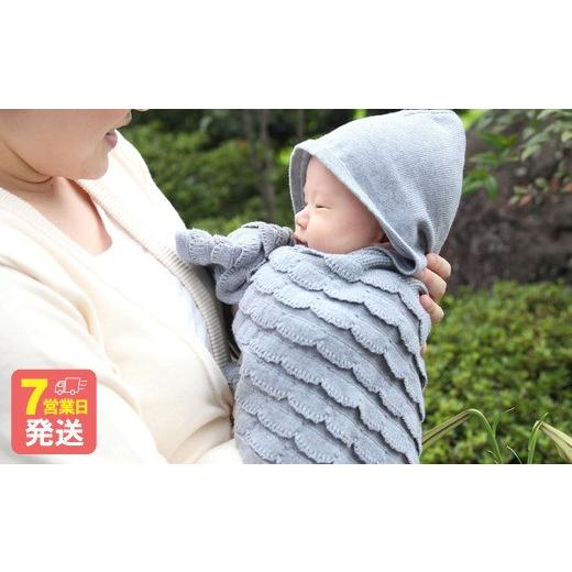 ふるさと納税 服 子ども 大阪府 阪南市 紺青・洛陽染(草木染) シェルマント CO-W10-89 7営業日程度で発送 |ベビー服 ベビー 赤ちゃん ケープ 羽織り マント…