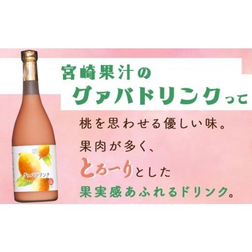 ふるさと納税 果汁飲料 宮崎県 串間市  定期便・全3回 まるで果実を食べているような グァバドリンク２本セット(各720ml)×3回_K021-T007の画像