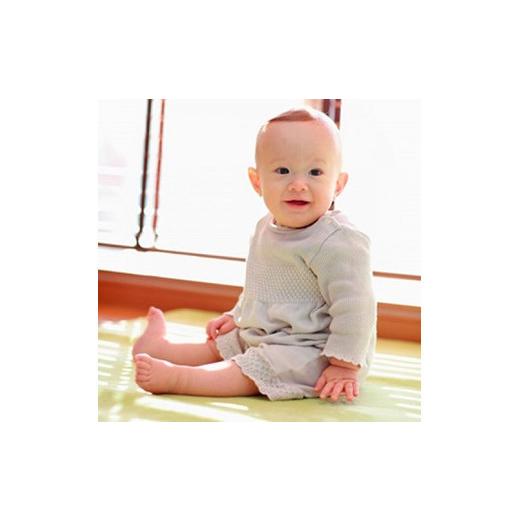 ふるさと納税 服 子ども 大阪府 阪南市  フェザーグレー スモッキング編み カバーオール CO-Ｗ32-10 7営業日程度で発送 | ベビー ベビー服 赤ちゃん 服 つなぎ…_6