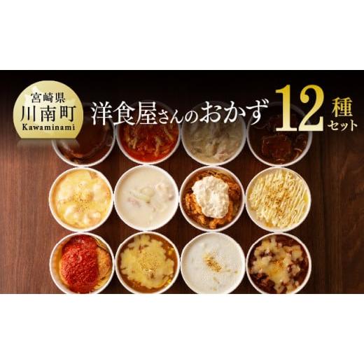 ふるさと納税 肉 宮崎県 川南町 洋食屋さんのおかず 衝撃の12種セット ハンバーグ ドリア グラタン シチュー カレー チキン 鶏肉 レンチン おかず