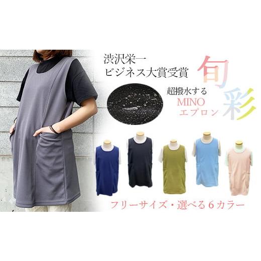 ふるさと納税 服 埼玉県 羽生市 彩の国ベストMINO旬彩エプロン グレー 彩の国ベストMINO旬彩エプロン グレー