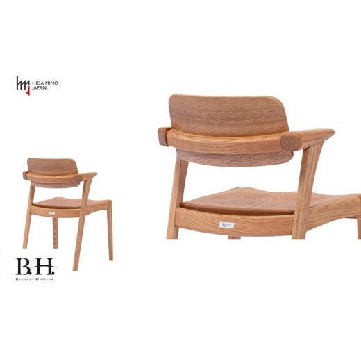 ふるさと納税 家具 インテリア・寝具・収納 岐阜県 関市 B.H.ダイニングチェア（ショートアーム） オーク材 JBH-DCO201A PNO イス・椅子（D134-01）_5