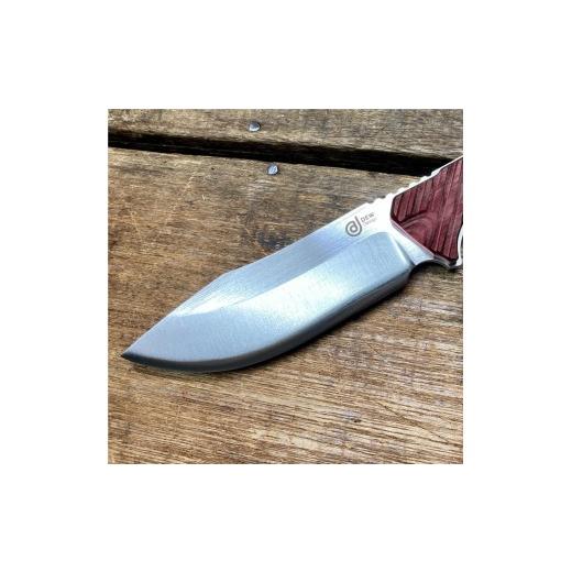 ふるさと納税 雑貨・日用品 岐阜県 関市 H100-04 ブッシュクラフトナイフ（レッド・サテン仕上げ） d1-01