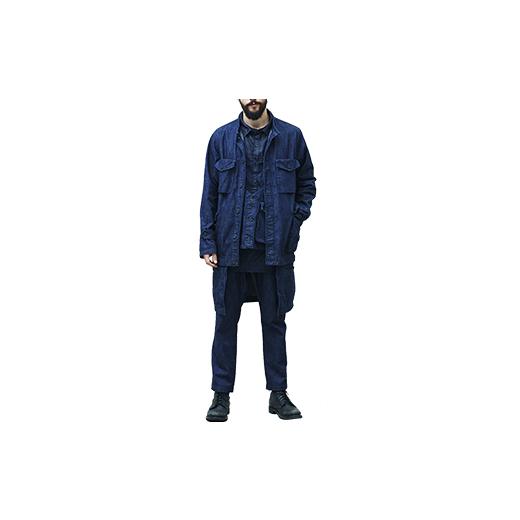 ふるさと納税 服 男 岡山県 井原市 2412井原デニム6wayコート・ジャケット Sサイズ Sサイズの画像