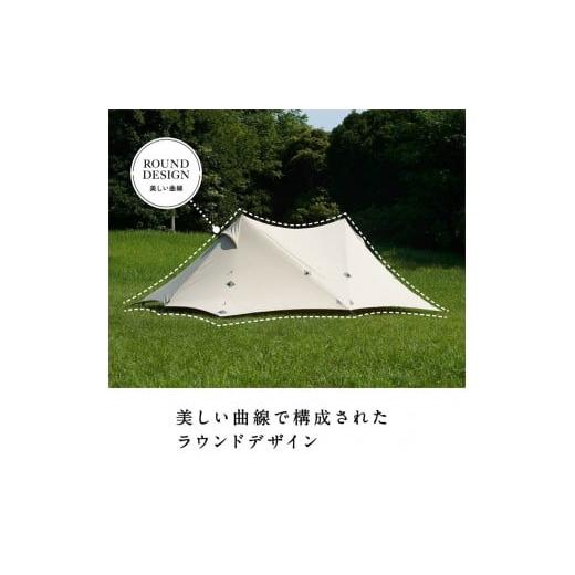 ふるさと納税 アウトドアグッズ テント・タープ 神奈川県 鎌倉市  鎌倉天幕 HIDEOUT TC シェルター テント タープ (2ポールセット) KTMHOの画像
