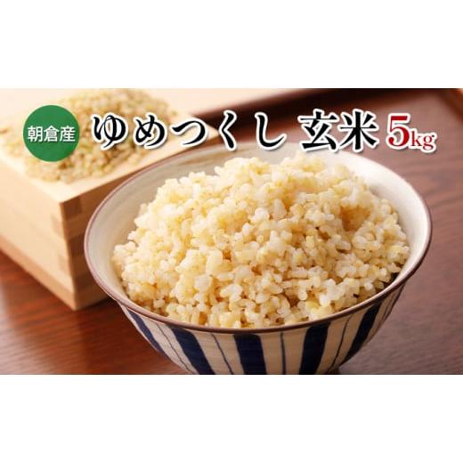 ふるさと納税 玄米 福岡県 朝倉市 米 5kg 玄米 ゆめつくし