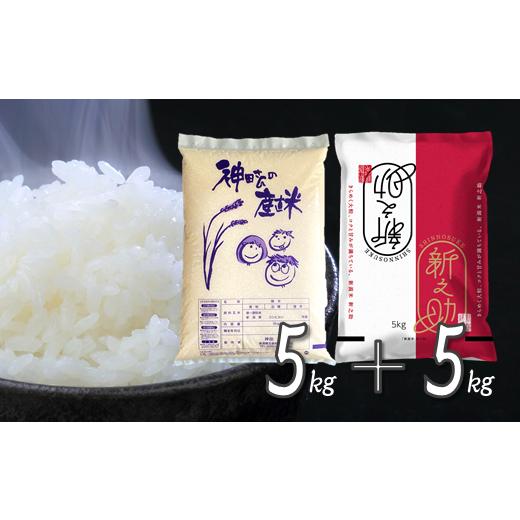 ふるさと納税 新潟県 五泉市 令和5年[GH03]わくわく農場のお米食べ比べセット(コシヒカリ5kg 新之助5kg)