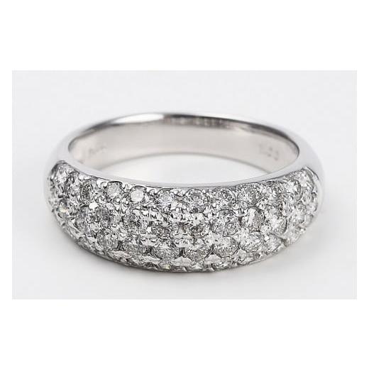 ふるさと納税 アクセサリー リング 山梨県 甲府市 サイズ:12号 [ 甲府ジュエリー ]1.0キャラット プラチナ950ハードプラチナ パヴェ留めリング R3566DI-P2…