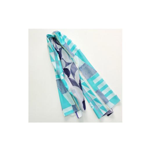 ふるさと納税 小物 ストール・マフラー 兵庫県 西脇市 66-12 POLS ロングキュプラストール ORIKIグレー ORIKIグレー