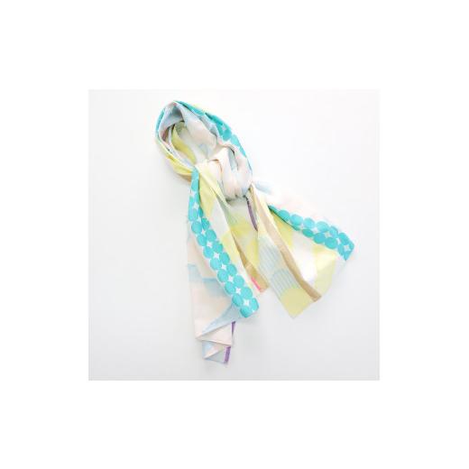 ふるさと納税 小物 ストール・マフラー 兵庫県 西脇市 66-12 POLS ロングキュプラストール YAMAイエロー YAMAイエロー