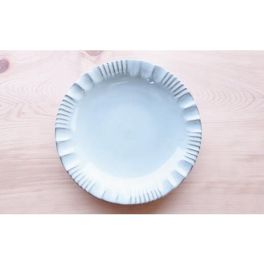 ふるさと納税 陶磁器・漆器・ガラス 京都府 京丹波町 京丹波町の窯元「工房瑞穂」特製の大皿（白）  015MG001の画像