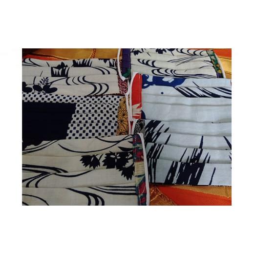 ふるさと納税 雑貨・日用品 静岡県 河津町 着物地マスク2枚セット選べるサイズ 小顔用(夏用涼しげ)   0242 小顔用(夏用涼しげ)