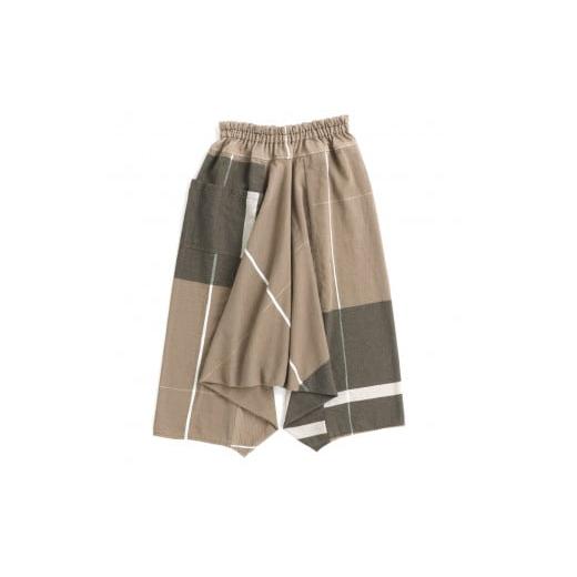 ふるさと納税 服 女 兵庫県 西脇市  tamaki niime・イッテンモノ tarun pants LONG (81-9)の画像