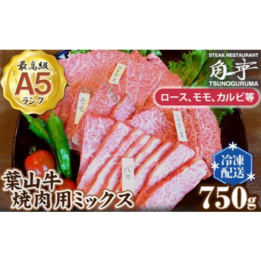 ふるさと納税 神奈川県 葉山町 No.146 [葉山牛]750g 焼肉用ミックス(ロース、モモ、カルビ等) / 牛肉 黒毛和牛 神奈川県 特産品