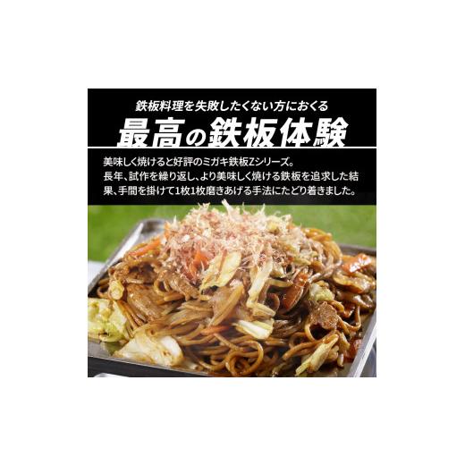 ふるさと納税 アウトドアグッズ 愛知県 小牧市 鍛冶屋の頓珍漢 ミガキ鉄板SQ210 特製ステンレス製ハンドル2個の画像