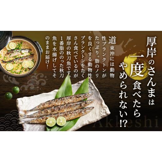 ふるさと納税 魚貝類 さんま 北海道 厚岸町 先行予約 産地直送 北海道 厚岸産 刺身用 鮮さんま 2kg（16〜20尾） サンマ 秋刀魚 さんま 鮮魚 魚介類 海産 生さ…_5