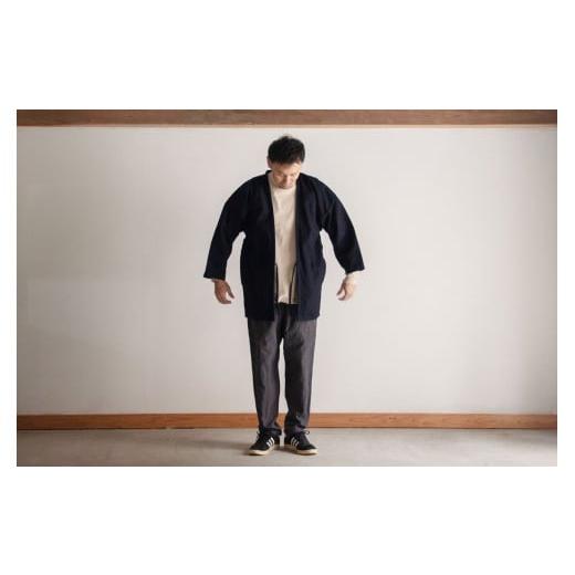 ふるさと納税 服 岩手県 一関市 縁日 HANTEN 紺・Mサイズ 紺Mサイズの画像