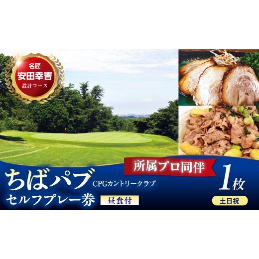 ふるさと納税 ゴルフ場利用券 千葉県 市原市 ちばパブ(CPGカントリークラブ)所属プロ同伴セルフプレー券昼食付 土日祝 1枚 所属プロ同伴セルフプレー券昼食…