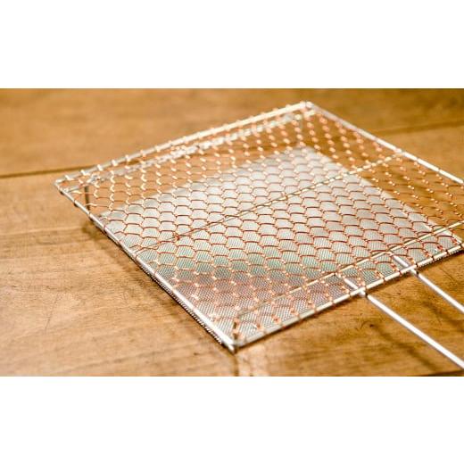 ふるさと納税 雑貨・日用品 京都府 京都市 辻和金網 銅手編み 手付焼網