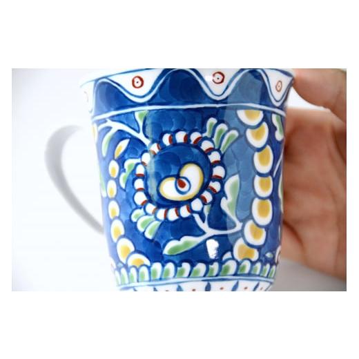 ふるさと納税 陶磁器・漆器・ガラス 佐賀県 伊万里市  伊万里焼 トルコ風マグカップ 135-H738の画像