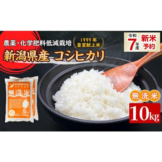 ふるさと納税 無洗米 新潟県 胎内市 16-M101新潟県胎内市産コシヒカリ 無洗米 10kg(5kg×2袋)
