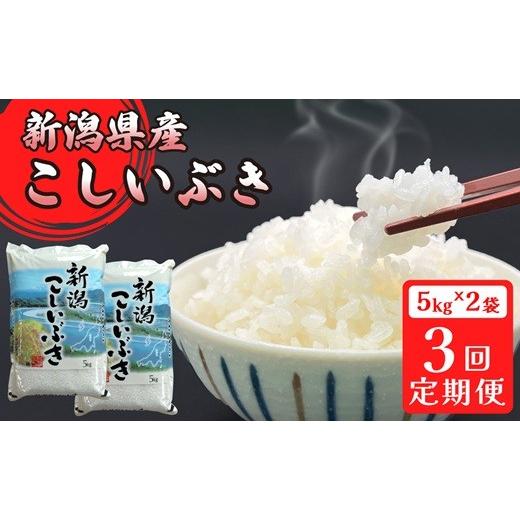 ふるさと納税 米 新潟県 胎内市 16-I103 3ヶ月連続お届け 新潟県胎内市産こしいぶき10kg(5kg×2袋)
