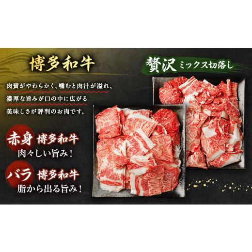 ふるさと納税 牛肉 福岡県 遠賀町  訳あり 博多和牛 切落し 800g 切り落とし 牛肉 400g×2パック 福岡県 遠賀町 |  | 03