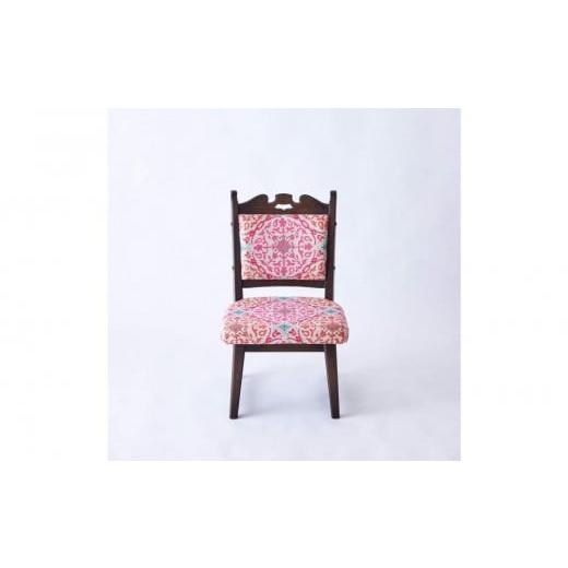 ふるさと納税 雑貨・日用品 インテリア 兵庫県 神戸市 神戸を代表する 創業150年日本一古い洋家具屋の小椅子ポロチェア 永田良介商店 Pink oriental/High ty…