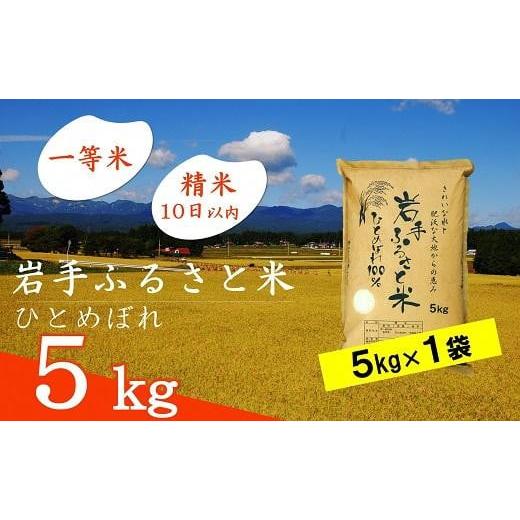 ふるさと納税 岩手県 奥州市 岩手ふるさと米 5kg 一等米ひとめぼれ 令和5年産 東北有数のお米の産地 岩手県奥州市産 おこめ ごはん ブランド米 精米 白米