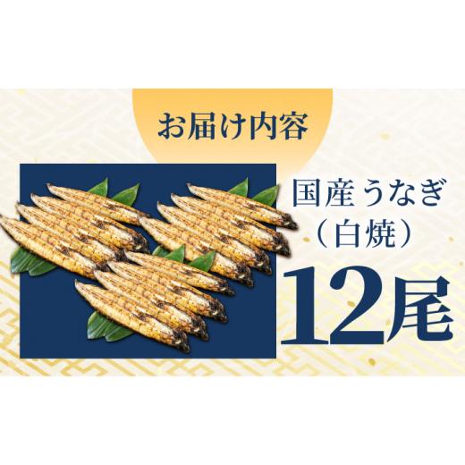 ふるさと納税 うなぎ 佐賀県 江北町 わさび醤油でいただく 国産うなぎ 白焼き 12尾 魚正 HBV008_7