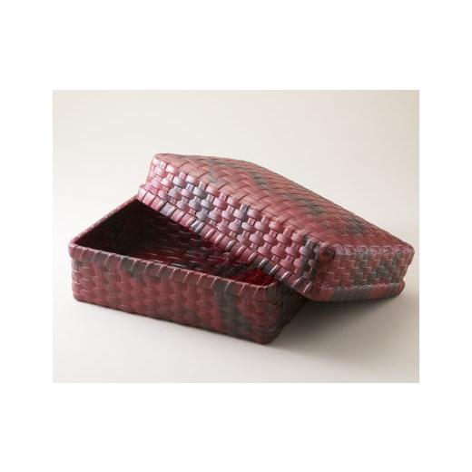 ふるさと納税 伝統技術 滋賀県 湖南市 205K131-2 一閑張文箱(大)雀茶 ?島屋選定品]62A2613 雀茶